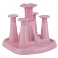 thumbnail image 2 of Soporte para tazas, estante de secado, drenaje de agua, organizador seco para 4 tazas (rosa), 2 of 8