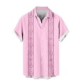 thumbnail image 6 of ZUBKTE Men's Shirt Vintage Bowling Short Sleeve Button Down Hawaiian Summer Beach Printed Casual Shirts S-4XL, 6 of 7