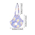 thumbnail image 2 of Waterproof Poultry Carrier Bag With Leg Hole, Floral Printed Breathable Chicken Sling Tote, Comfortable Farm Transport Handbag For Hens Small Geese Vet Visits Farm Travel, 2 of 8