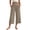 Camel, variant on Bexdxz Cropped Gaucho Pants for Women High Waist Wide Leg Gauze Capri Pants Summer Casual Loose Fit Capris Camel 2XL