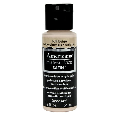 UPC: 0766218065254 | DecoArt Americana Multi-Surface Acrylic Color 2 oz. Buff Beige