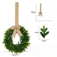 thumbnail image 3 of Farmhouse Wreath for Front Door, Artificial Greenery Kitchen Wreath with Burlap Ribbon,Lavender and Boxwood Wreath for Porch Wall Window Decor,Home Decoration for Farmhouse Use, Christmas Decor, 3 of 6