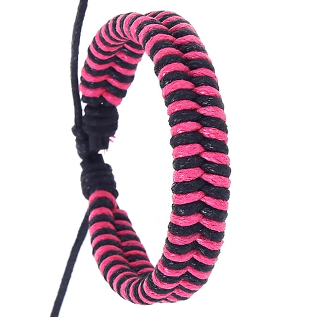 Pulsera de moda de moda tejida hecha a mano Retro Cuerda Hombres Pulseras
