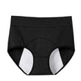 thumbnail image 2 of TMOYZQ Plus Size Underwear for Women Heavy Flow High Waisted Menstrual Panties Teens Cotton Postpartum Hipster Panties, 2 of 3