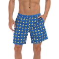 thumbnail image 4 of LRD Bañador para hombre con forro de compresión, entrepierna de 7 pulgadas, pantalones cortos de natación de secado rápido, Gangsta Ducks/Pool - XXL, 4 of 5