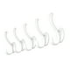thumbnail image 2 of Ganchos de Pared (Paquete de 5) | Perchas Adhesivas Sin Taladro para Ropa, Toallas y Abrigos | Capacidad de Carga: 15 Kg | Negro/Blanco/Gris | 10,3 X 5 X 4,5 Cm, 2 of 6