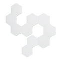 thumbnail image 1 of TFixol Appliques Murales Hexagonales RVB BT Connectées Lampe d'Ambiance LED 10 Pcs Blanc, 1 of 9