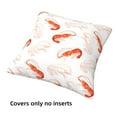 thumbnail image 3 of Throw Pillow Covers, Shrimp No.9039 Soft Square Pillow Cases with Invisible Zipper for Couch Bed Sofa, Farmhouse Fall Home Decor, 3 of 7