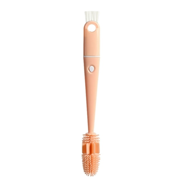 Cups with Lids 4-In-1 Cup Lid Brush Water Cup Cleaning Slot Grooves Cleaning Brush Insulated Cup Rim Brush Sponge Long Handle Cup Brush Sponges for Cleaning