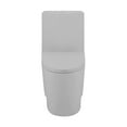 thumbnail image 2 of St. Tropez One-Piece Elongated Toilet Vortex™ Dual-Flush 1.1/1.6 gpf in Matte Grey, 2 of 14