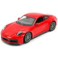 thumbnail image 2 of Porsche 911 Carrera 4S Red with Gray Wheels "NEX Models" 1/24 Diecast Model Car by Welly, 2 of 3