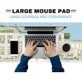 thumbnail image 6 of Cute Desk Mat Kawaii Mousepad Japanese Street Mouse Pad, Blue and Brown Cute Anime Keyboard Mat 31.5"x15.75", Large Mouse Pad XXL Gaming Desk Pad XL Office Decor for Women Girls Laptop Keyboard Pad, 6 of 6