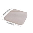thumbnail image 3 of Summer Cottons And Linen Horseshoe Shaped Chair Cushions Dining Chair Cushions With Straps Non-sliped, 3 of 6