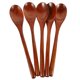 thumbnail image 2 of Cuchara de Sopa de Madera 50 Piezas Ecológico Simpático Vajilla Natural de Madera Cuchara Juego de Cuchara para Comer Mezclar Cocina Café Pequeña Té Postre, 2 of 5