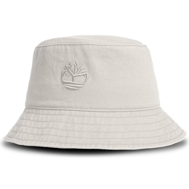 Sombrero de pescador Timberland de sarga de algodón blanco para hombre L/XL