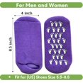 thumbnail image 4 of Moisturizing Socks, Gel Socks, Silicone Socks, Foot Care for Dry Feet Treatment, Overnight Lotion Socks for Women and Men, Dry Cracked Feet and Heel, Rough Calluses, with Essential Oils, 4 of 5