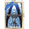 thumbnail image 3 of Attack on Titan: Season 3 - Chains Wall Poster, 14.725" x 22.375", Framed, 3 of 3