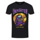 thumbnail image 1 of Among Us - Camiseta Purple Impostor para Adultos Unisex (Negro), 1 of 2
