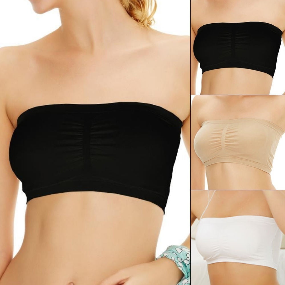 strapless bra with removable pads