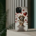 thumbnail image 4 of DistinctInk Tough Case for Apple iPhone 15 PLUS (6.7" Screen), Compatible with MagSafe Charging - Valentine's Day Löwchen Puppy, 4 of 6