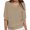 Khaki, variant on Vedolay Womens Cute Sweater Women's Tops Turtleneck Long Sleeve Side Split Lightweight Sweaters,Khaki L