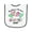 White and Navy, variant on Inktastic My Mom is the Best Dentist Ever Baby Terry Cloth Bib