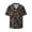 Retro Tape, variant on offers the Rose Leopard Print for Men's Casual Short-sleeved Shirt, a button-up collared shirt with a pocket, perfect for beach vacations and yacht travel in the Medium size.