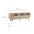 thumbnail image 6 of Modway Render Particleboard and Laminate TV Stand for TVs up to 66" in Oak, 6 of 7