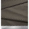 thumbnail image 2 of Soimoi Black Cotton Duck Fabric Chain Geometric Print Fabric by Yard 42 Inch Wide, 2 of 3