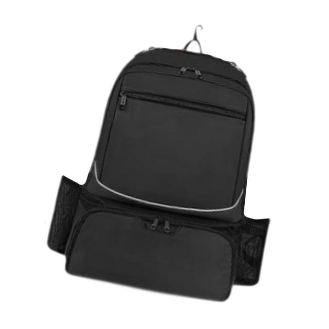 Mochila de tenis Mochila de bádminton con correas para los hombros Bolsa de transporte Bolsa para raqueta Negro