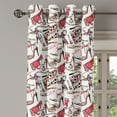 thumbnail image 3 of Ambesonne Fashion Grommet Curtain, Feminine Beauty Items, 50" x 63", Black Pink Tan, 3 of 6