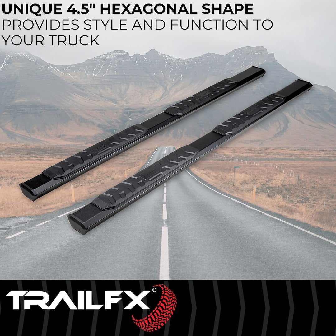 TrailFX AL4006B TrailFX A4 Series NERF BAR OVAL 4 1/2"