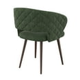 thumbnail image 5 of Ottomanson Palermos Mid Century Modern Easy Assembled Kitchen Dining Chair, Green, Set of 2, 5 of 6