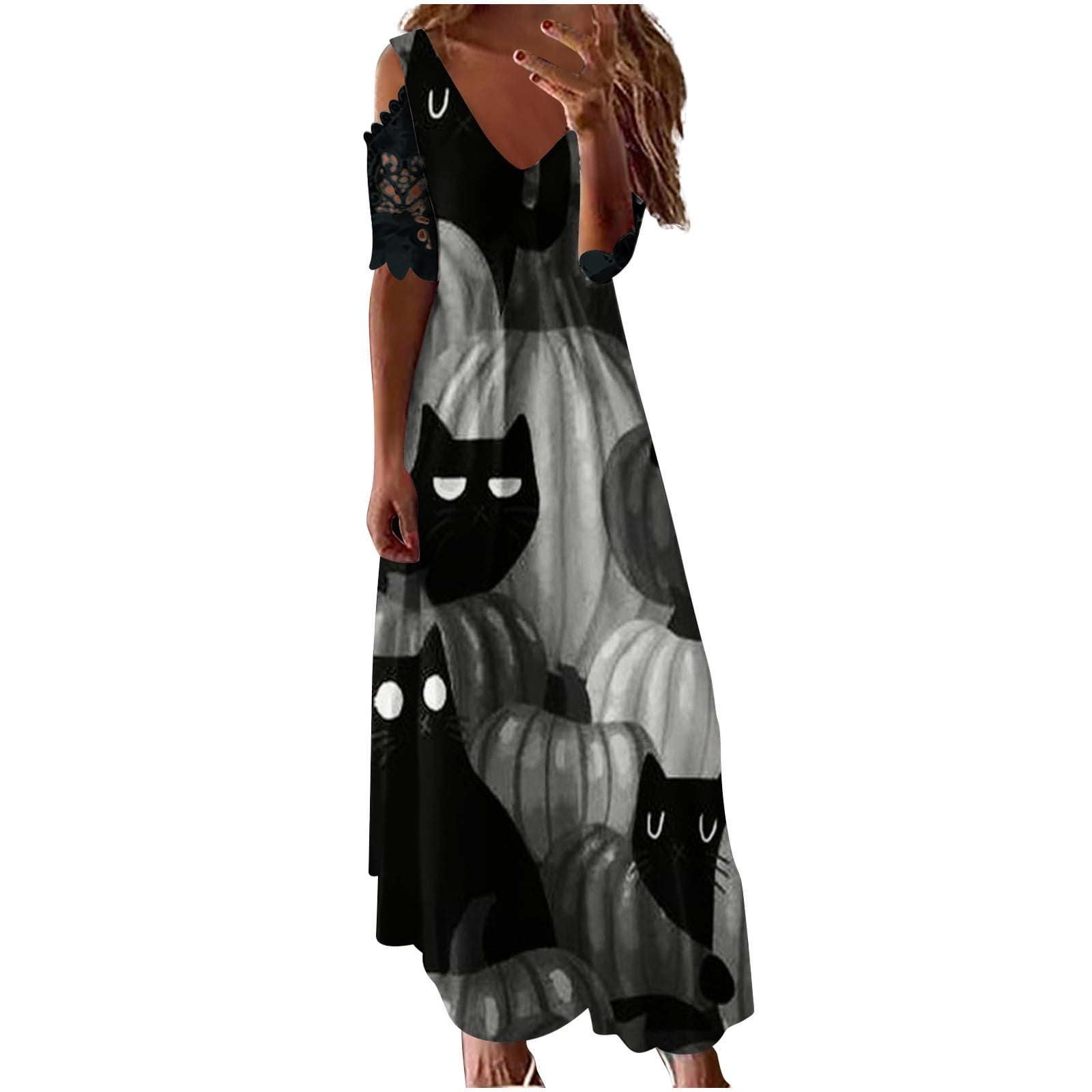 Blusa Informal Con Estampado De Manga Larga Y Cuello Vuelto Para Mujer A La Moda Fridja Fjkfkj8050