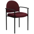 thumbnail image 2 of Scranton & Co Stackable Side Guest Chair with Arms in Burgundy, 2 of 4