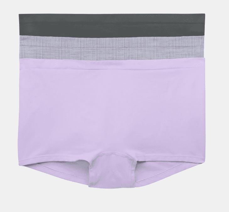 Green Midnight, Lilac Glaze, Light Heather Grey Rib