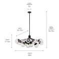 thumbnail image 6 of Kichler Lighting - Silvarious - 12 Light Chandelier-17.75 Inches Tall and 26.75, 6 of 9
