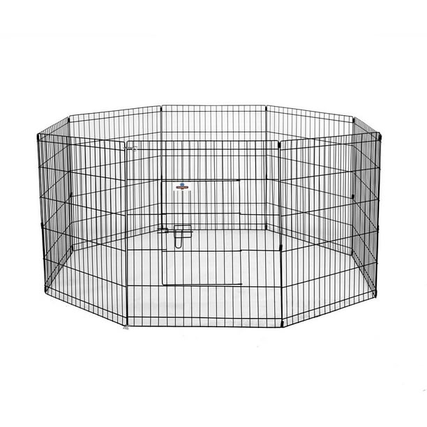 Confidence Pet Metal Playpen Exercise Pen Fence Cat Kennel Md Walmart Com Walmart Com