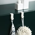 thumbnail image 3 of 2 Pcs Crochets de Porte Gain de Place Multifonctionnels ABS Design Minimaliste pour Cuisine, 3 of 8