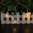 thumbnail image 1 of ¡Gran oferta! Guirnalda de luces decorativas con forma de pájaro de cola larga, 10 LED, 1,65 m, luz blanca cálida (1 guirnalda). ¡Oferta especial!, 1 of 5