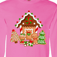 thumbnail image 4 of Inktastic Gingerbread House Christmas Long Sleeve T-Shirt, 4 of 5