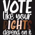thumbnail image 3 of CafePress - VOTE Like Your Rights Depend On It T Shirt - Men's Classic Graphic Cotton T-Shirt, 3 of 4
