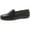 Black Leather, variant on Aerosoles Womens Over Drive Loafer Perforated Driving Moccasins