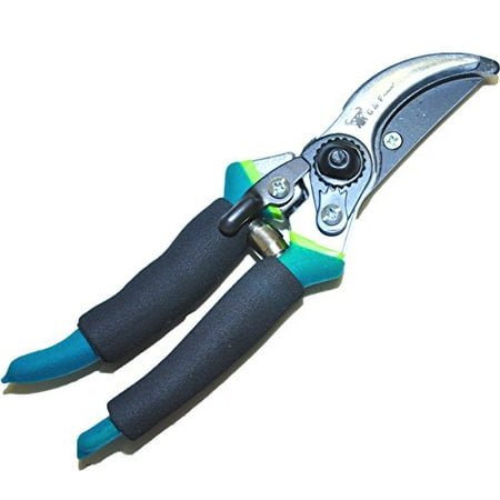 Pruning Shears Extra Hardness Extra Sharp Tree Clippers Garden Hand Pruners - Cutting Easier Ergonomic, Comfortable Slip-Less Effort, Gardening (Pruning Apricot Trees Best Time)