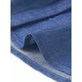 thumbnail image 6 of INSPIRE CHIC Women's Sleeveless Collar Button Down Tie Waist Belt Denim Shirt Dress L Blue, 6 of 7