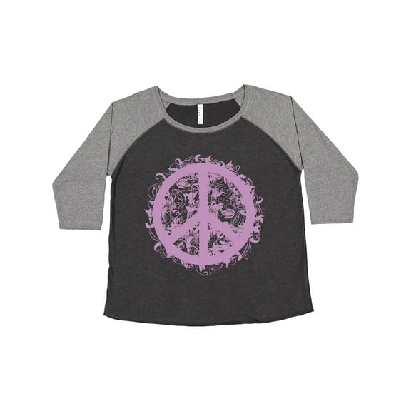 Inktastic Purple Peace Women's Plus Size T-Shirt
