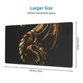 thumbnail image 2 of Sikiie Golden Dragon Tattoo Art Mouse Pad, 16x29.5 Mousepad Desk Mat in Anti-Slip Rubber Mousepads Mat for Game Office Laptop Computer, 2 of 8