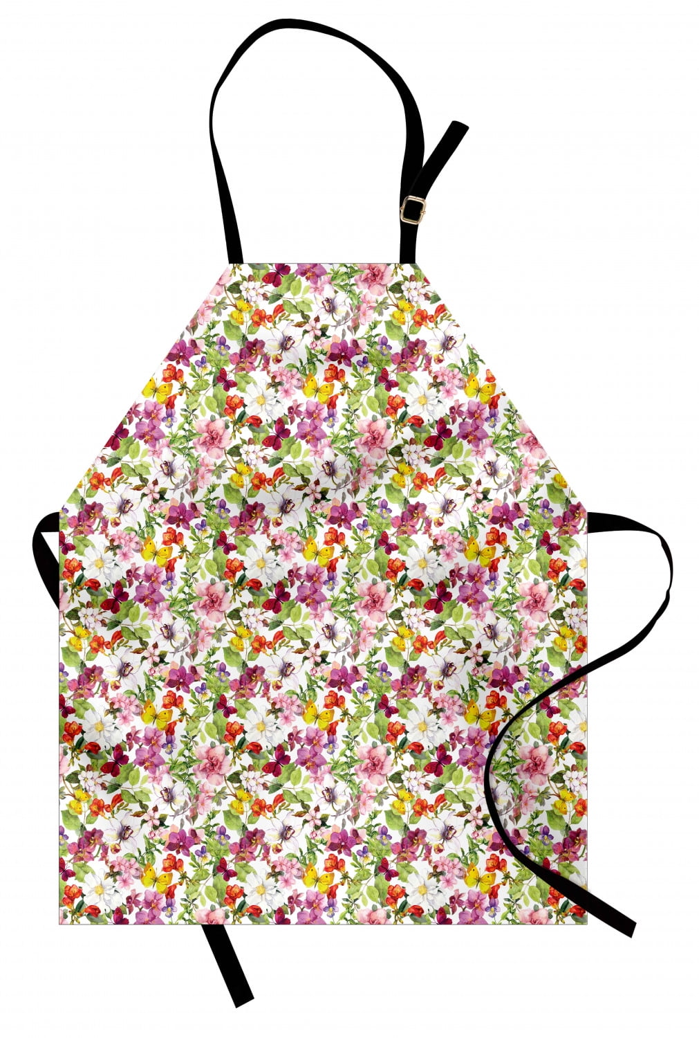 Flower Apron French Vintage Retro Flower Pattern Stylish Old Fashion