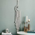 thumbnail image 2 of Atrapasueños de 2 piezas - Atrapasueños de estrellas y luna - Atrapasueños - Decoración de pared Atrapasueños con plumas Decoración vintage para el hogar Atrapasueños colgante Orn, 2 of 4