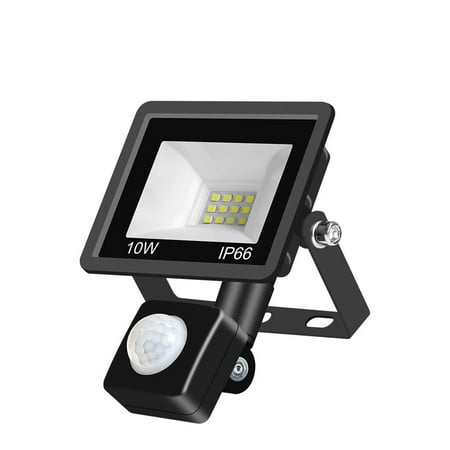 

IP66 LED Reflector Spotlight Waterproof Floodlight PIR Motion Sensor Outdoor Garden Lighting Cold White LED Exterior Street Lamp